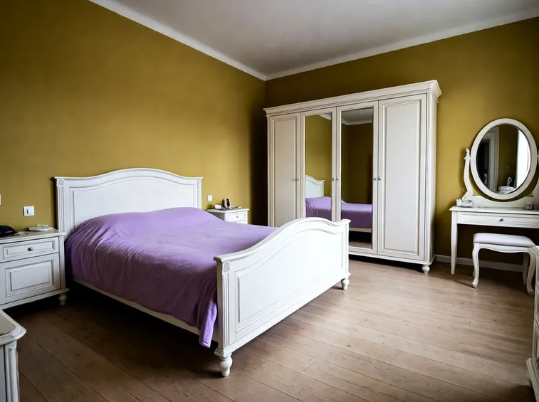 Mobilio in una camera da letto