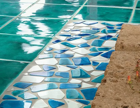 Bagno piastrellato