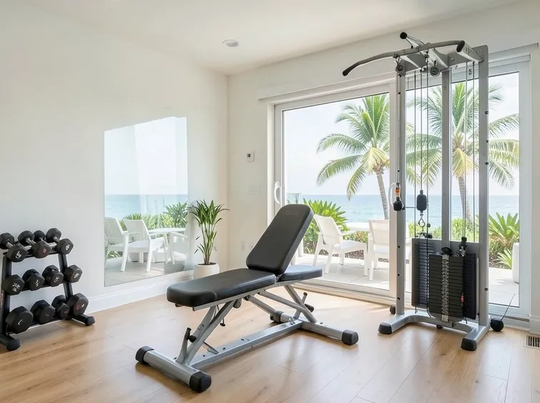 Attrezzi per una palestra in casa