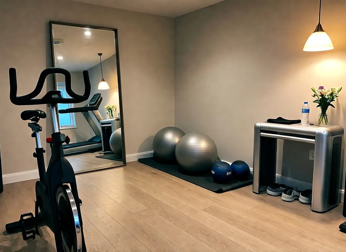 Palestra in casa attrezzata