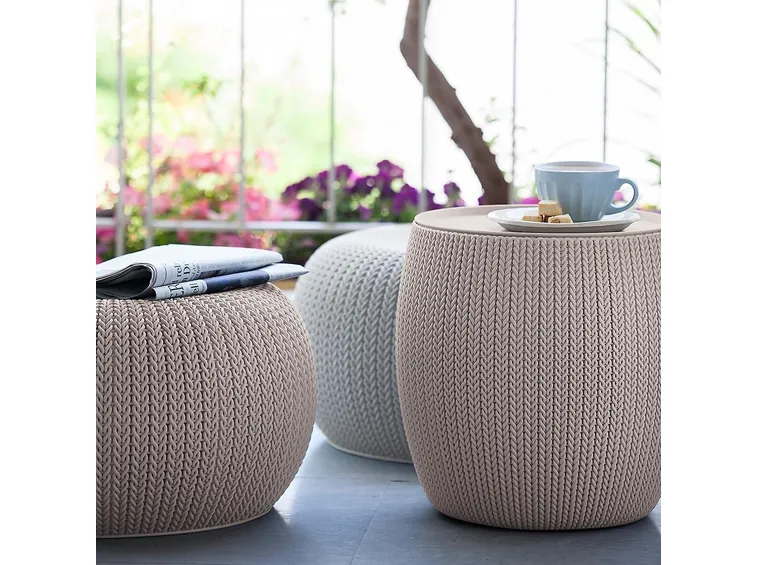 Il pouf contenitore è comodo e pratico