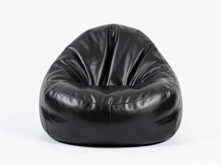 Poltrona sacco in pelle