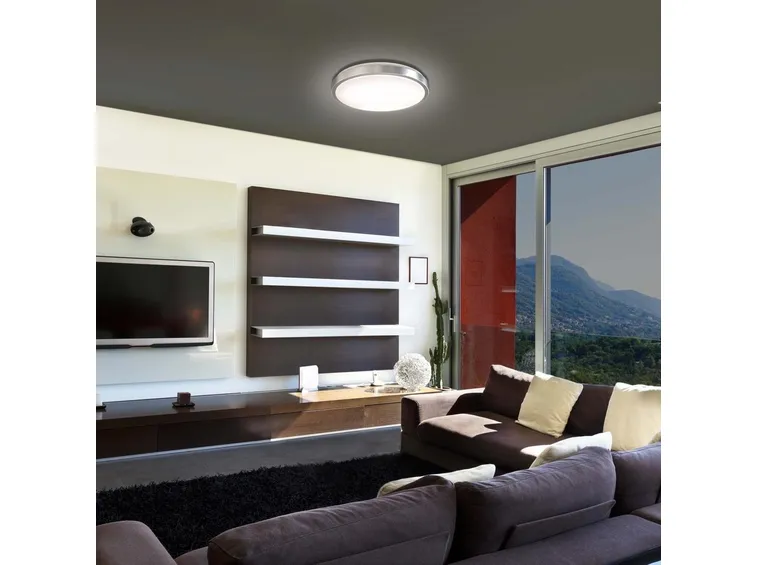 Plafoniere led in un living