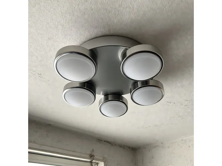 Plafoniera rotonda da soffitto
