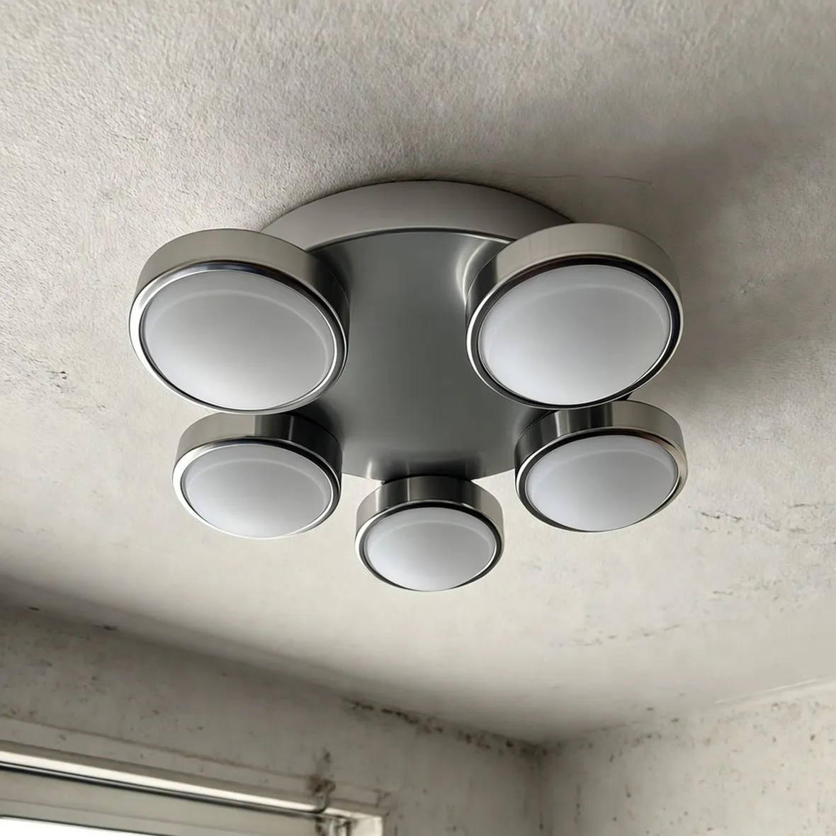 Plafoniera rotonda da soffitto