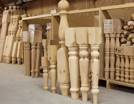 gambe per tavoli in legno