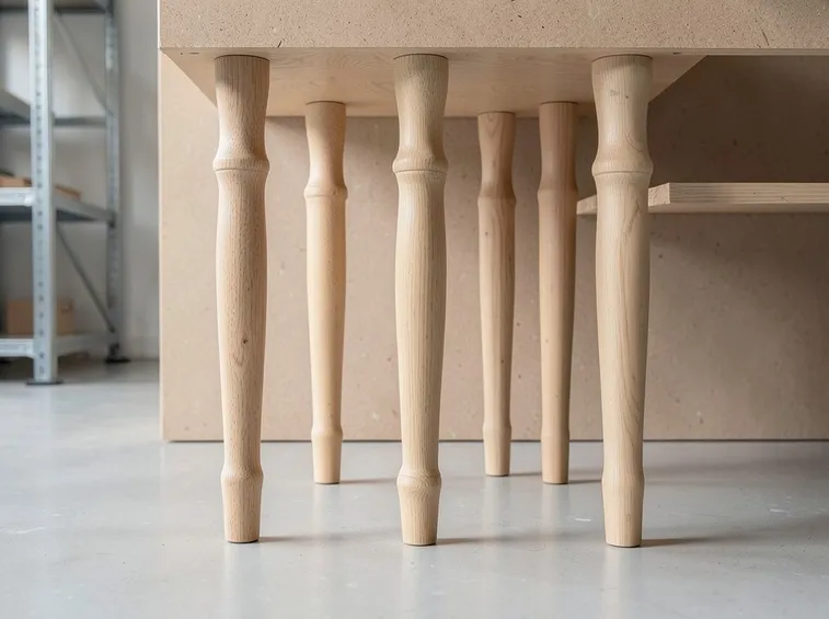 Gambe tavolo legno
