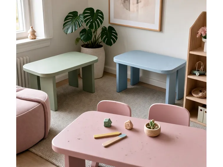 Tavolini per bambini in diversi e simpatici colori