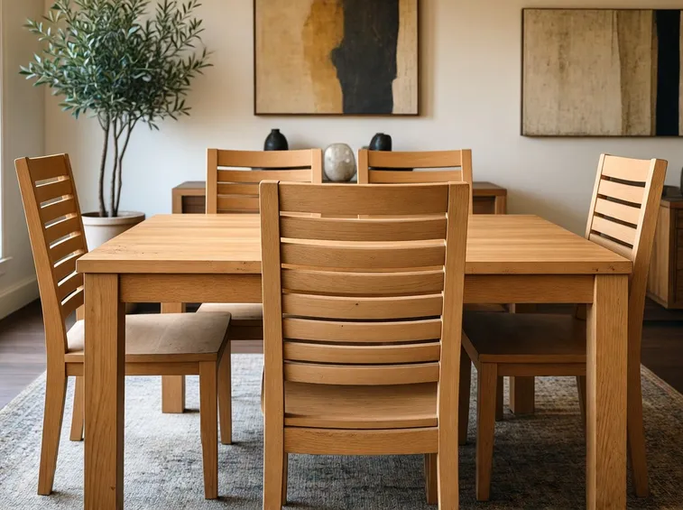 tavoli e sedie in legno