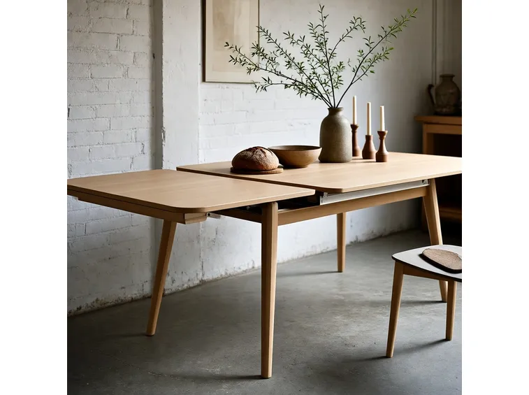 Tavolo moderno in legno allungabile