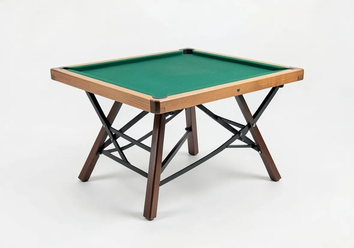 Un tavolo verde da gioco
