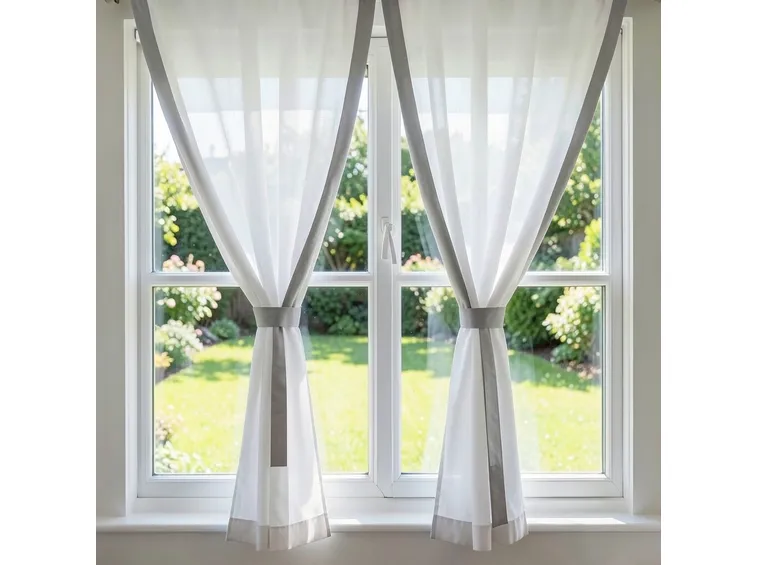 Tenda bianca in stile country chic