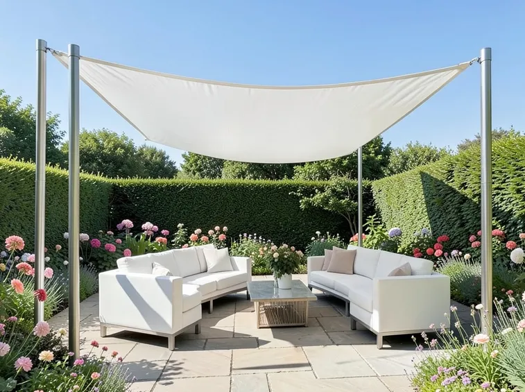 tenda giardino a vela
