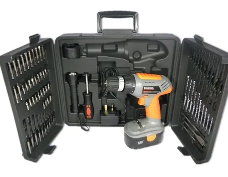 Valigetta di un avvitatore con accessori