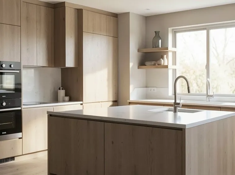 Cucina con forni ad incasso