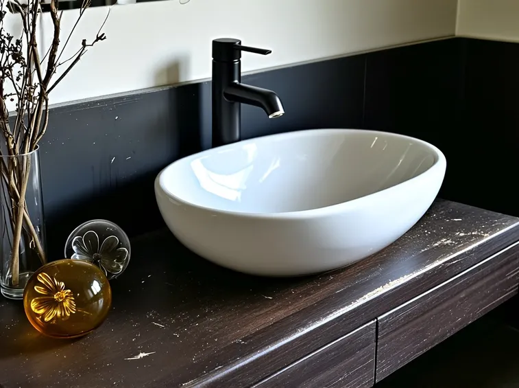 Lavabo da appoggio moderno