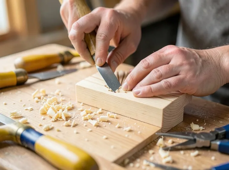Attrezzi per intaglio del legno