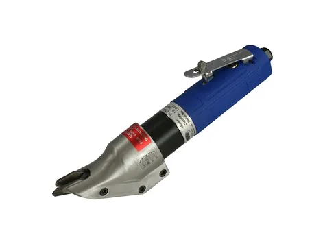 Cesoia pneumatica con manico blu