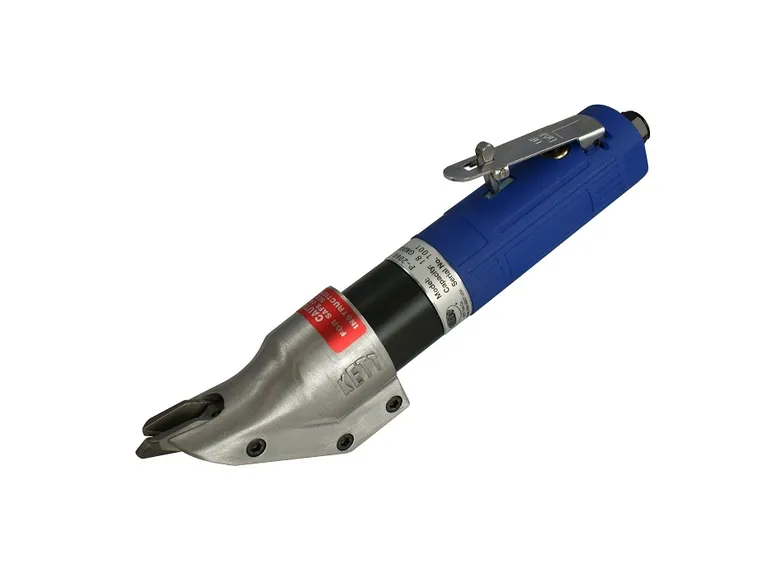 Cesoia pneumatica con manico blu