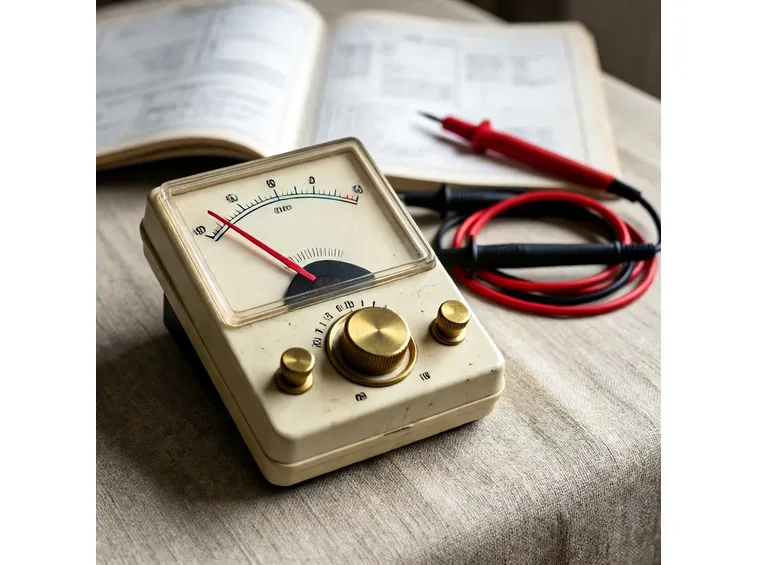 Un tester analogico