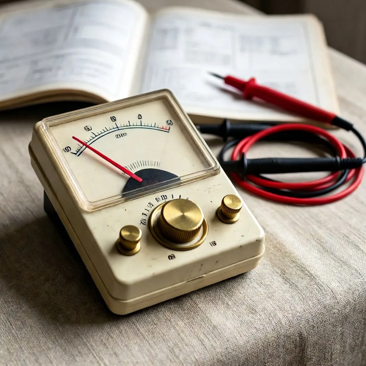 Un tester analogico