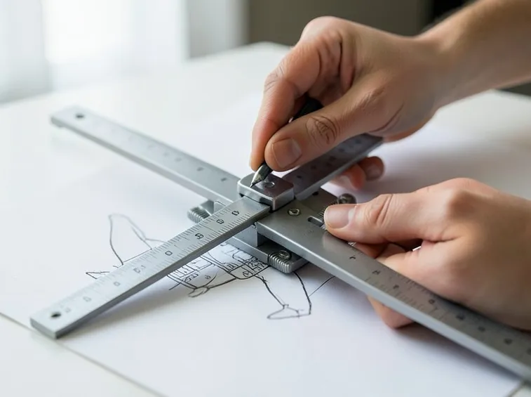 riproduzione disegno con pantografo