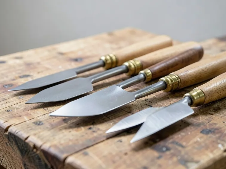 Set di sgorbie per legno