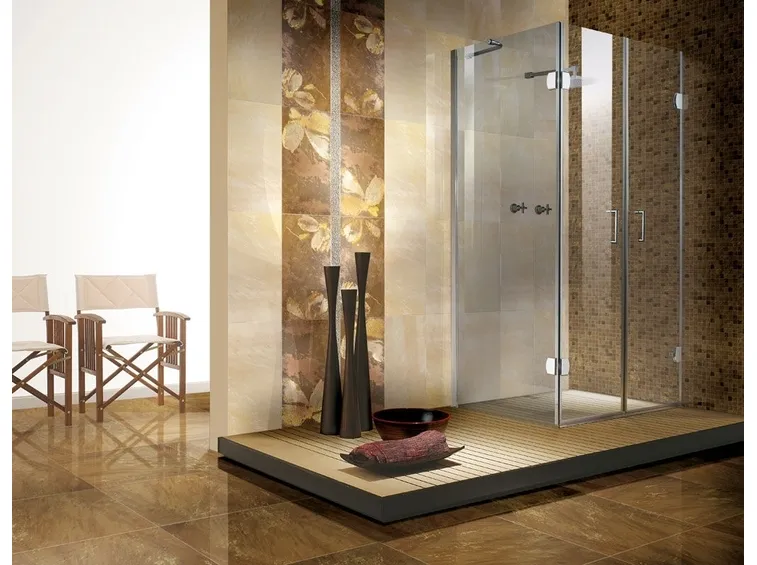 Bagno con doccia elegante