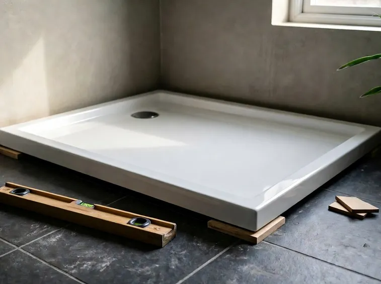 Bagno con piatto doccia ceramica rettangolare
