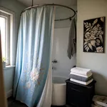 Tenda doccia con motivi floreali