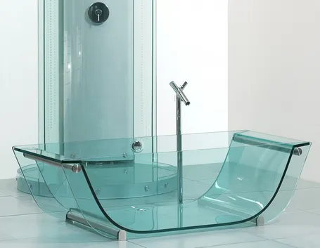 Vasche da bagno in vetro