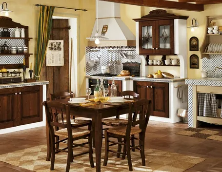 Esempio di cucina in muratura