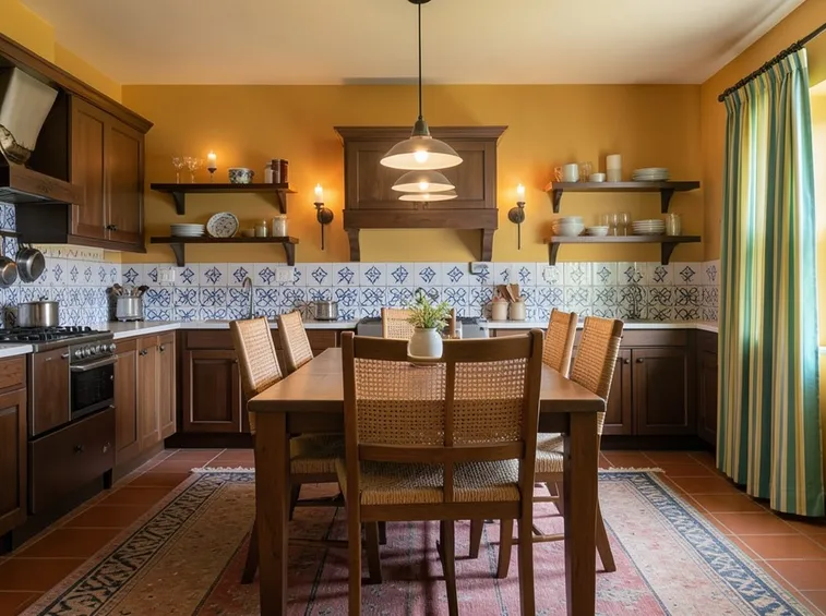 Esempio di cucina in muratura