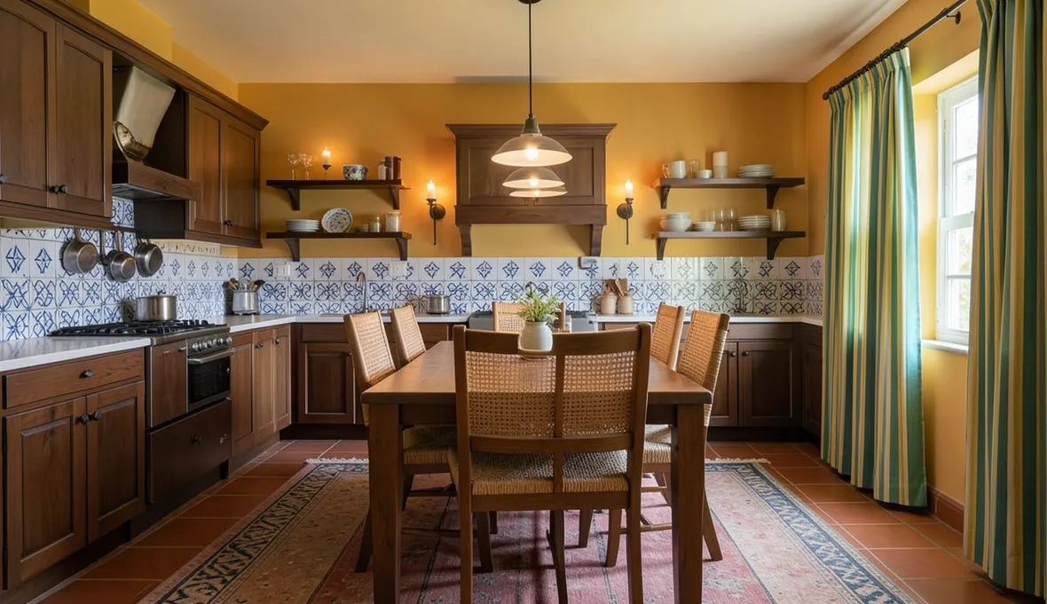Esempio di cucina in muratura
