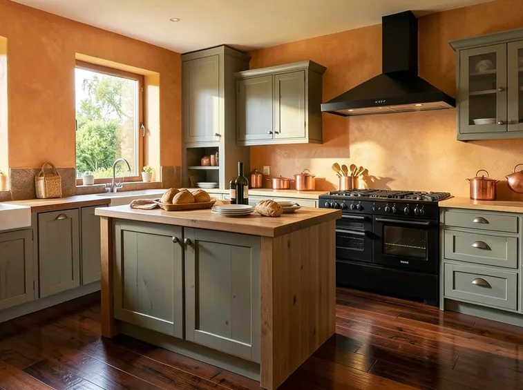 Cucina rustica in muratura