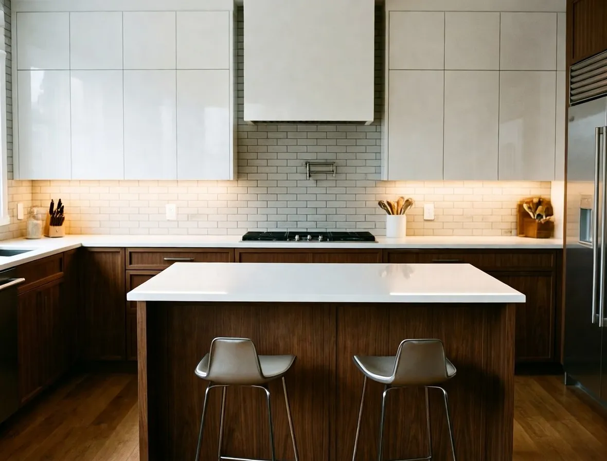 Cucina con penisola per uno stile classico