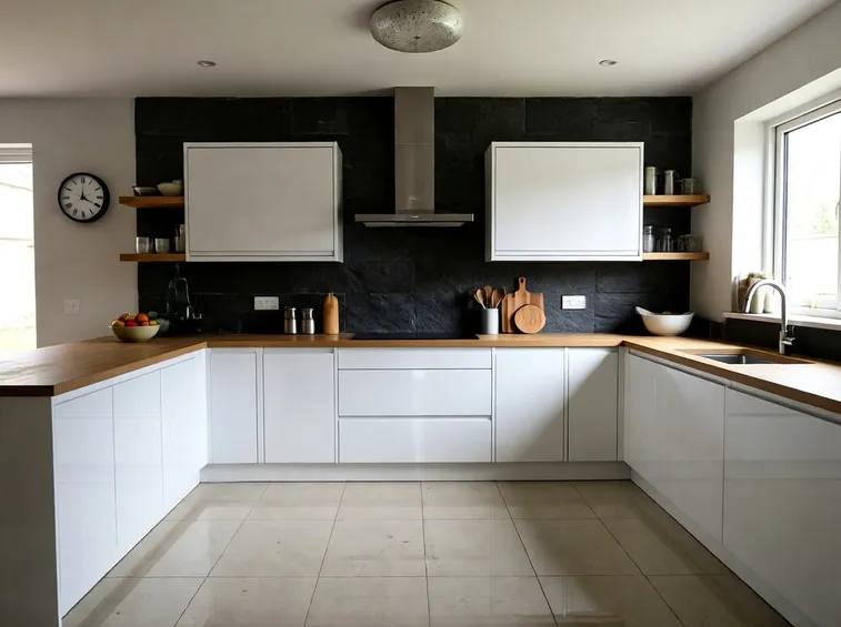 Esempio di cucina ad angolo