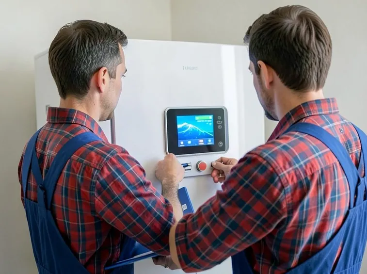 Caldaia a risparmio con display