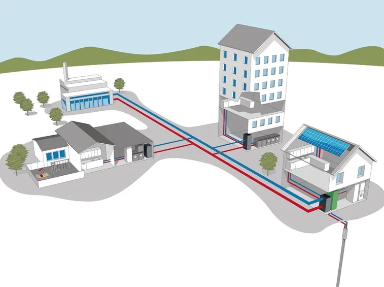 Schema funzionamento teleriscaldamento