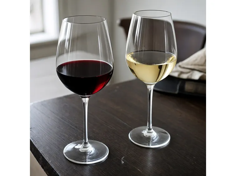 Calici per vino bianco e rosso