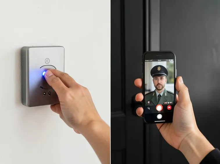Immagine trasmessa allo smartphone