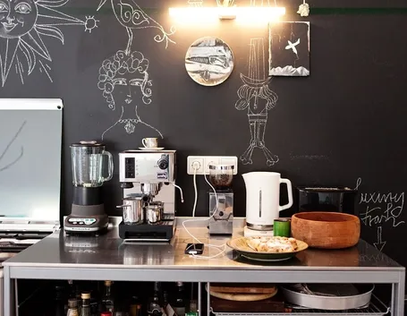 Parete lavagna cucina