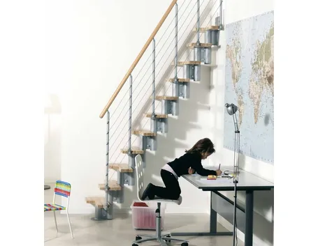 Un esempio di scala salvaspazio