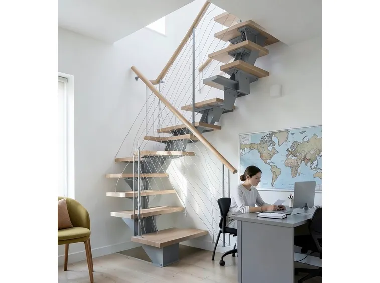 Un esempio di scala salvaspazio