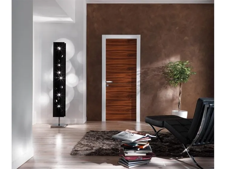 porta alluminio effetto legno