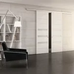 Portone scorrevole in legno