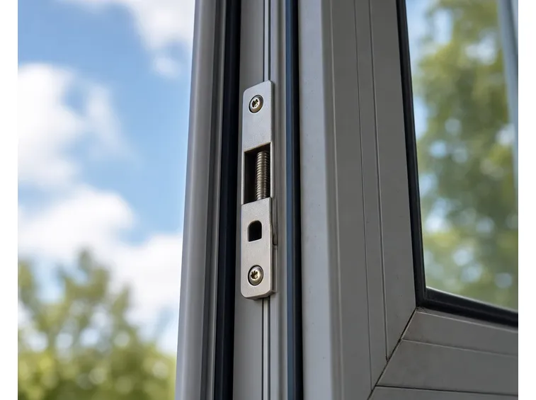 Particolare di serramento in PVC