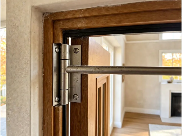 Rinforzare la porta che hai: cerniere, barra interna e accessi secondari