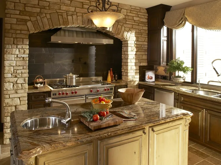 Cucina in stile country