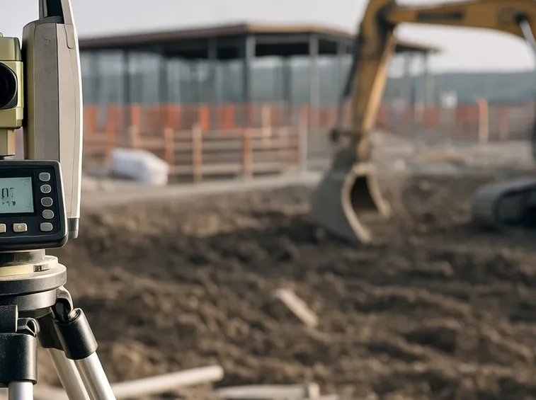 Rilievo plano-altimetrico del sito prima della progettazione di un edificio